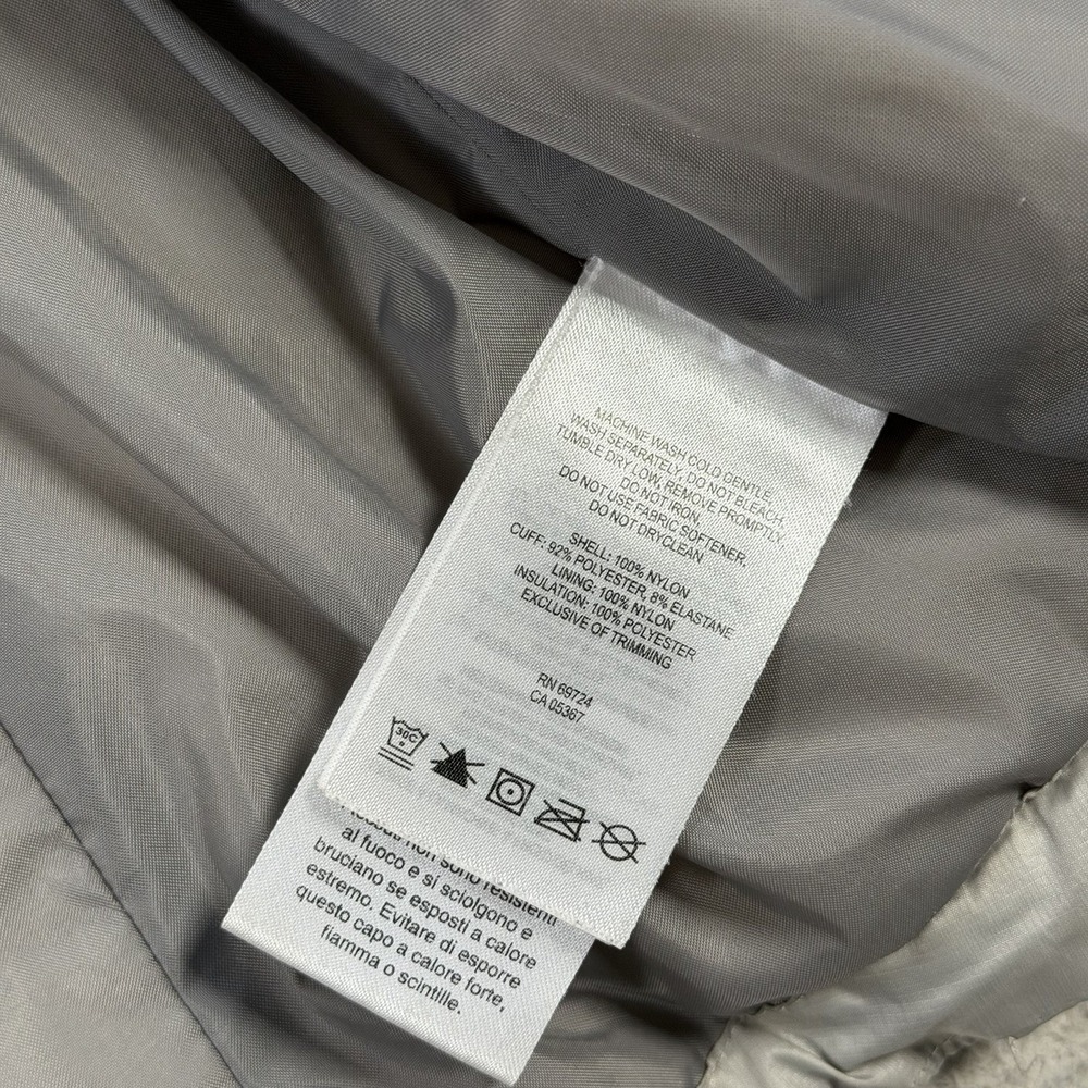 Columbia Jacket Mens 3XL Grey Puffer Full Zip Insulated Hooded Zip Omni Shield - Picture 8 of 10